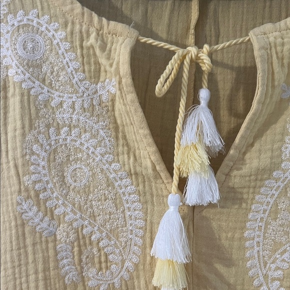 Yellow Boho Chic Dress - Picture 4 of 5